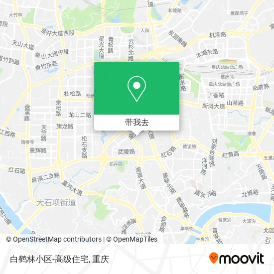 白鹤林小区-高级住宅地图