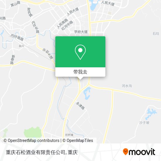 重庆石松酒业有限责任公司地图