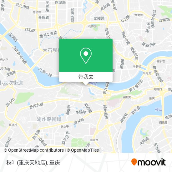 秋叶(重庆天地店)地图