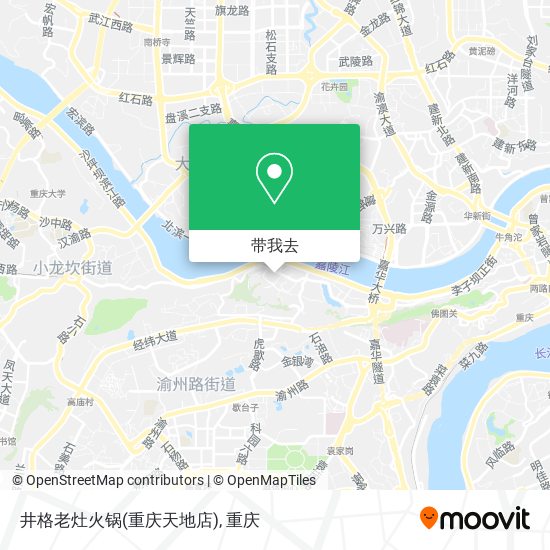 井格老灶火锅(重庆天地店)地图