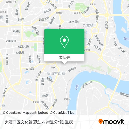 大渡口区文化馆(跃进村街道分馆)地图