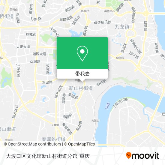 大渡口区文化馆新山村街道分馆地图