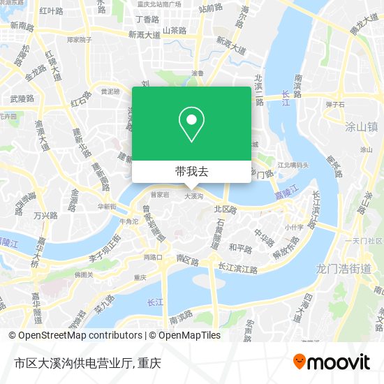 市区大溪沟供电营业厅地图