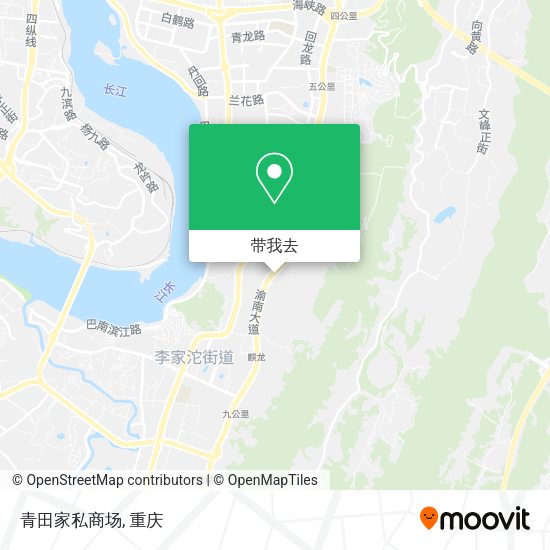 青田家私商场地图