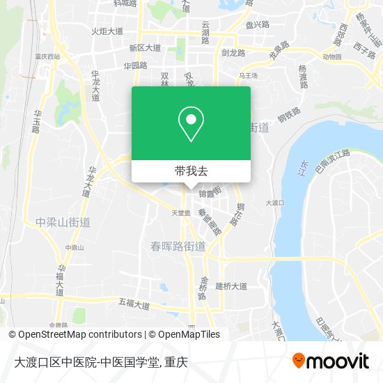 大渡口区中医院-中医国学堂地图
