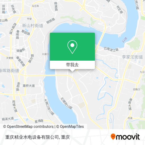 重庆精业水电设备有限公司地图