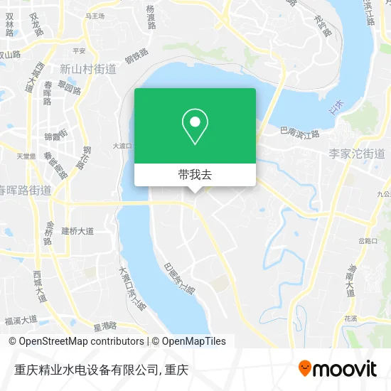 重庆精业水电设备有限公司地图
