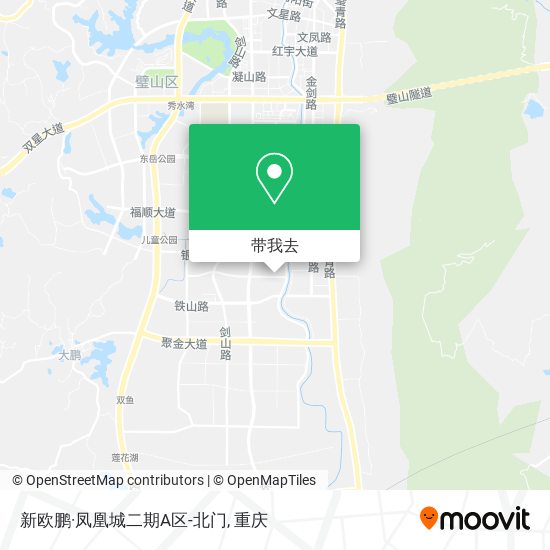 新欧鹏·凤凰城二期A区-北门地图