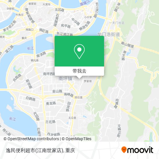 逸民便利超市(江南世家店)地图