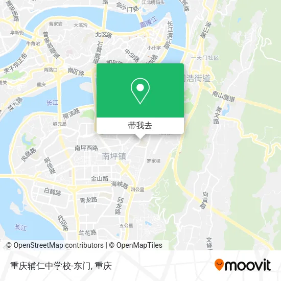 重庆辅仁中学校-东门地图