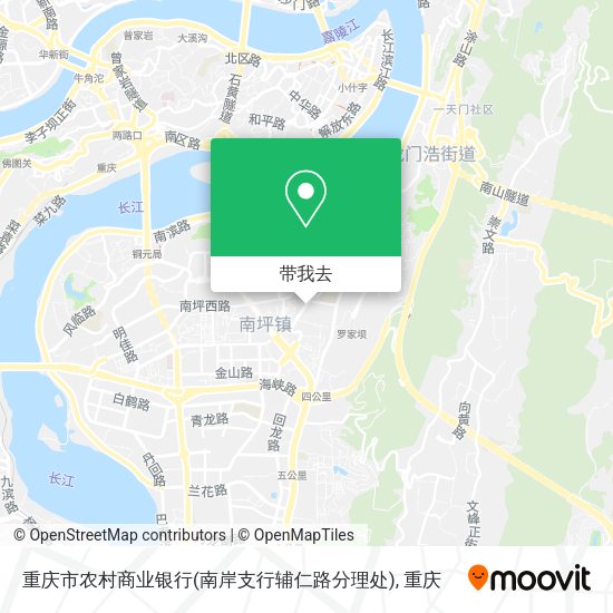 重庆市农村商业银行(南岸支行辅仁路分理处)地图