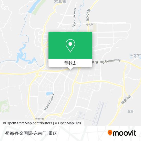 蜀都·多金国际-东南门地图