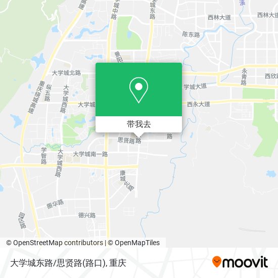 大学城东路/思贤路(路口)地图