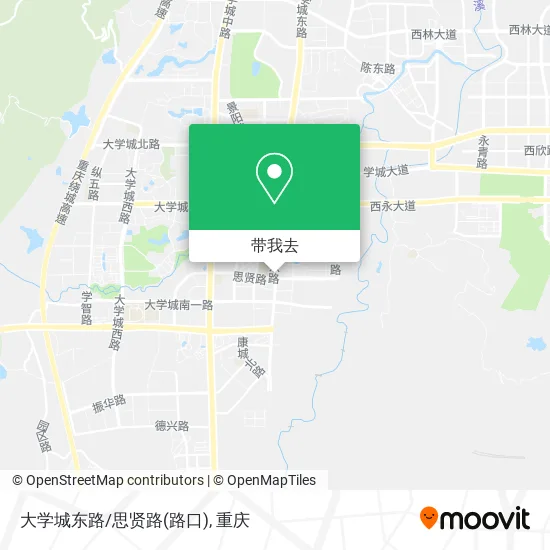 大学城东路/思贤路(路口)地图