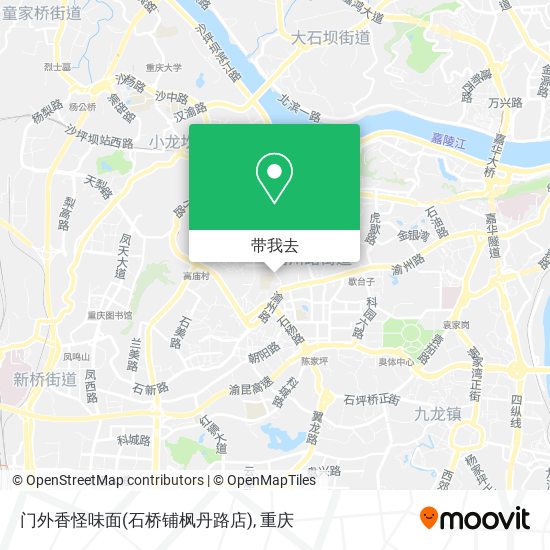 门外香怪味面(石桥铺枫丹路店)地图