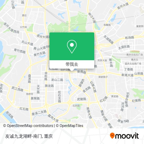 友诚九龙湖畔-南门地图