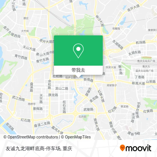 友诚九龙湖畔底商-停车场地图