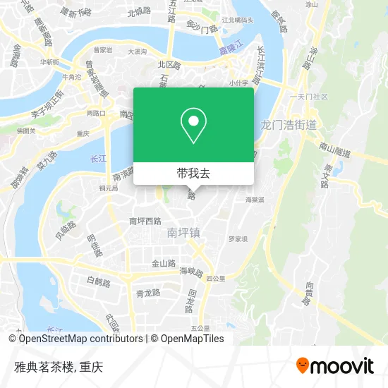 雅典茗茶楼地图