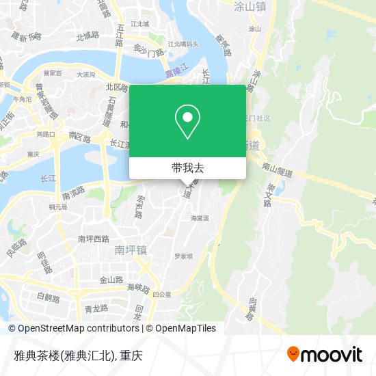 雅典茶楼(雅典汇北)地图