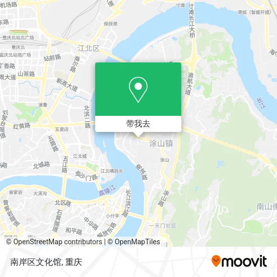南岸区文化馆地图
