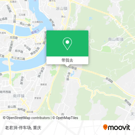 老君洞-停车场地图