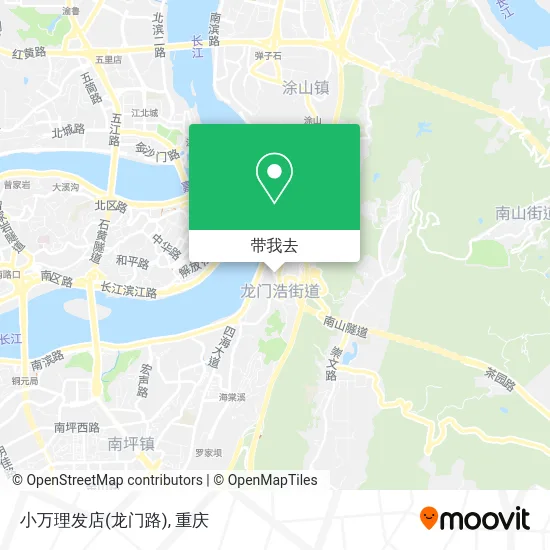 小万理发店(龙门路)地图