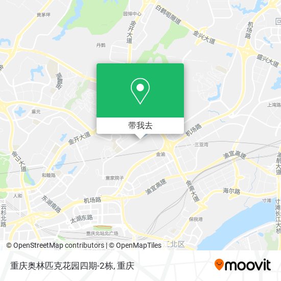 重庆奥林匹克花园四期-2栋地图