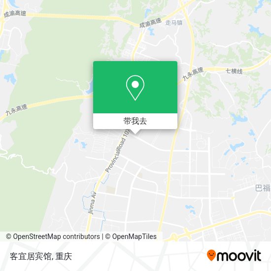 客宜居宾馆地图