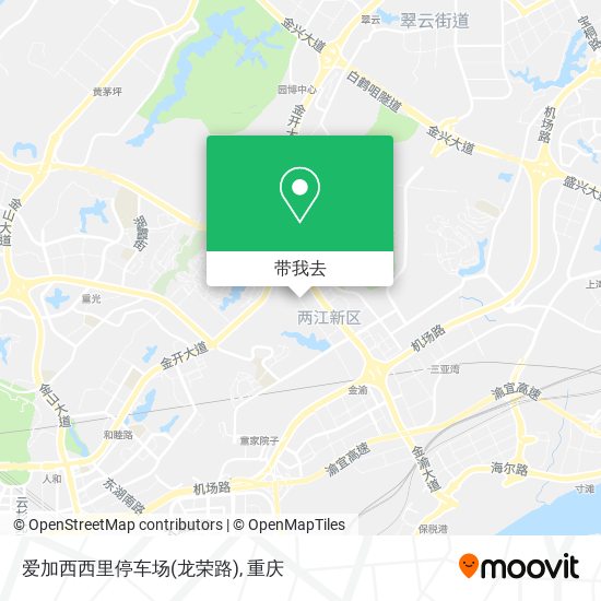 爱加西西里停车场(龙荣路)地图