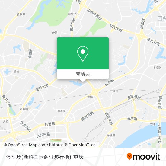 停车场(新科国际商业步行街)地图