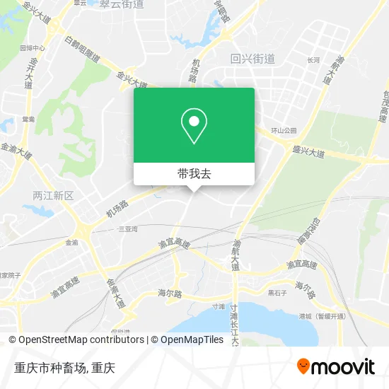 重庆市种畜场地图