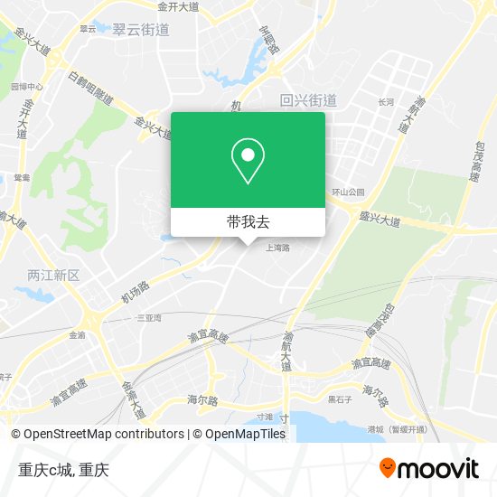 重庆c城地图