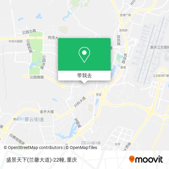 盛景天下(兰馨大道)-22幢地图