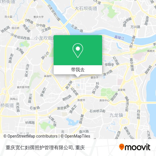 重庆宽仁妇孺照护管理有限公司地图