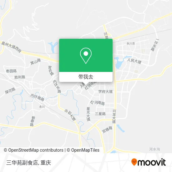 三华苑副食店地图