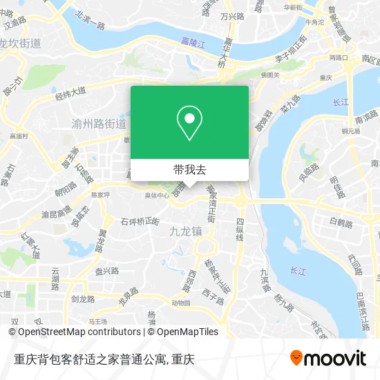 重庆背包客舒适之家普通公寓地图