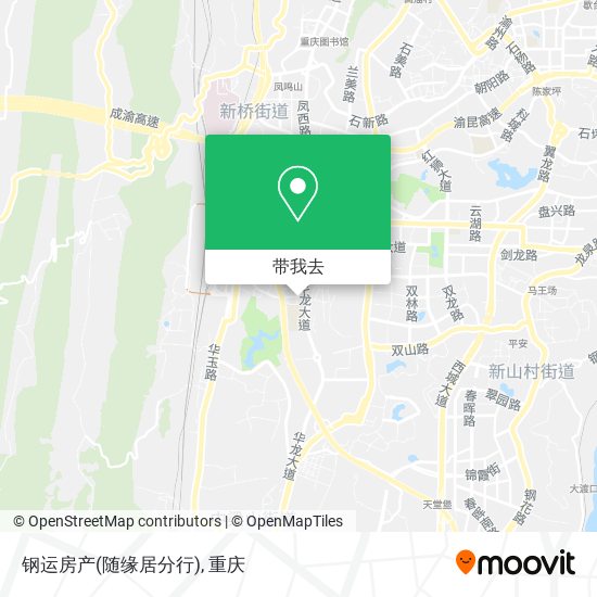 钢运房产(随缘居分行)地图