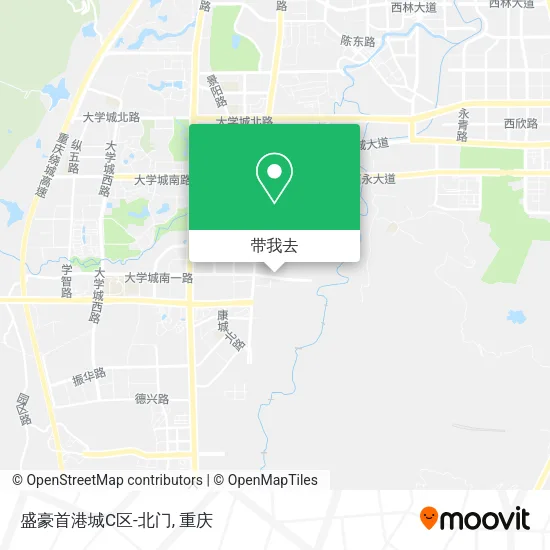 盛豪首港城C区-北门地图