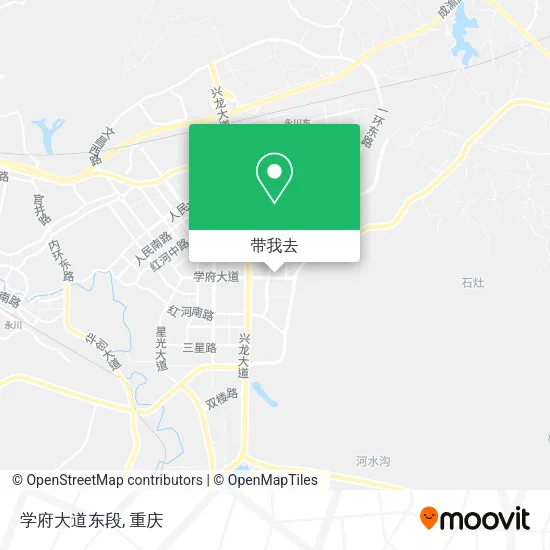 学府大道东段地图