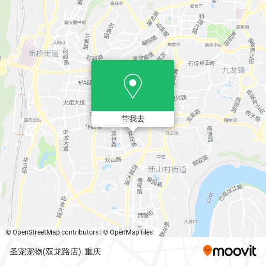 圣宠宠物(双龙路店)地图