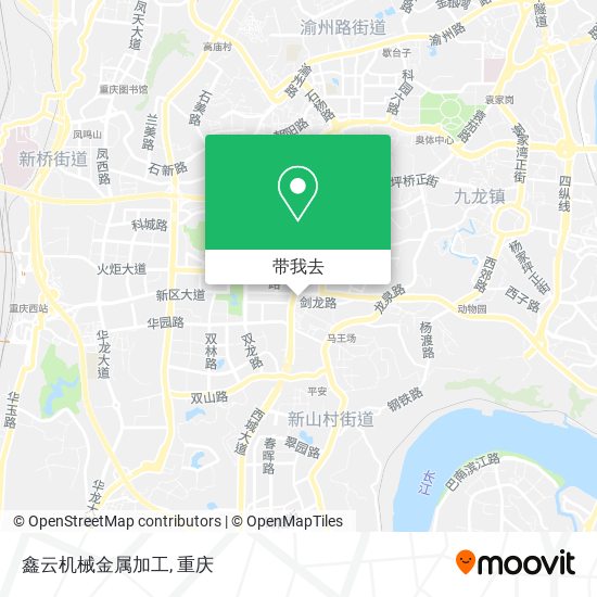 鑫云机械金属加工地图
