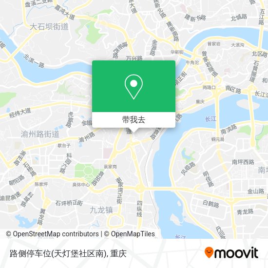 路侧停车位(天灯堡社区南)地图