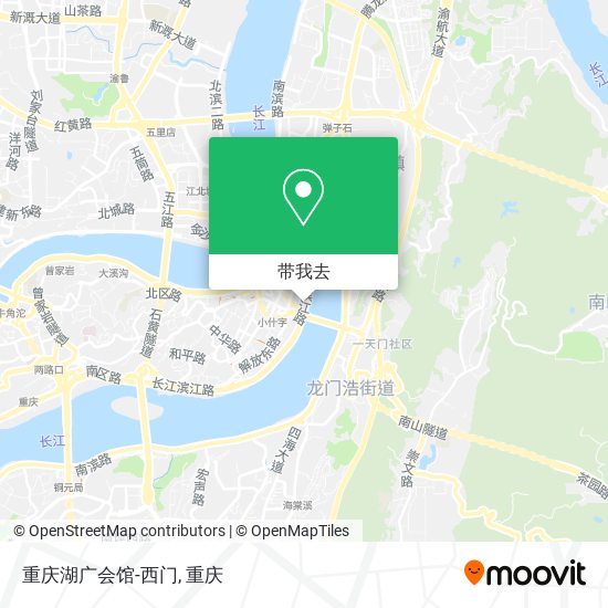 重庆湖广会馆-西门地图