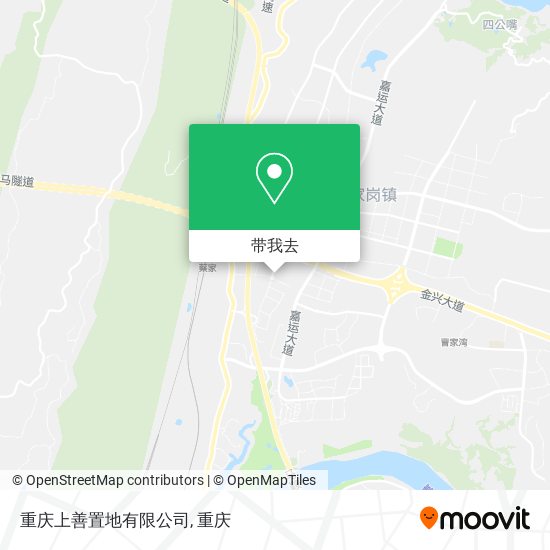 重庆上善置地有限公司地图