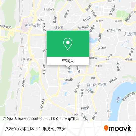 八桥镇双林社区卫生服务站地图