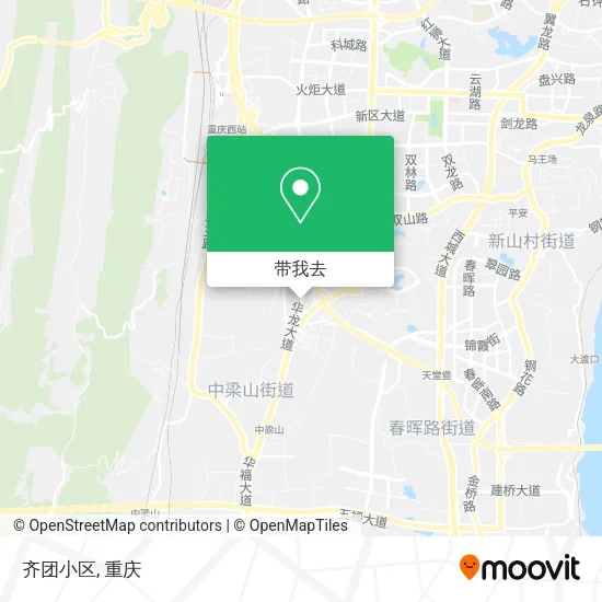齐团小区地图