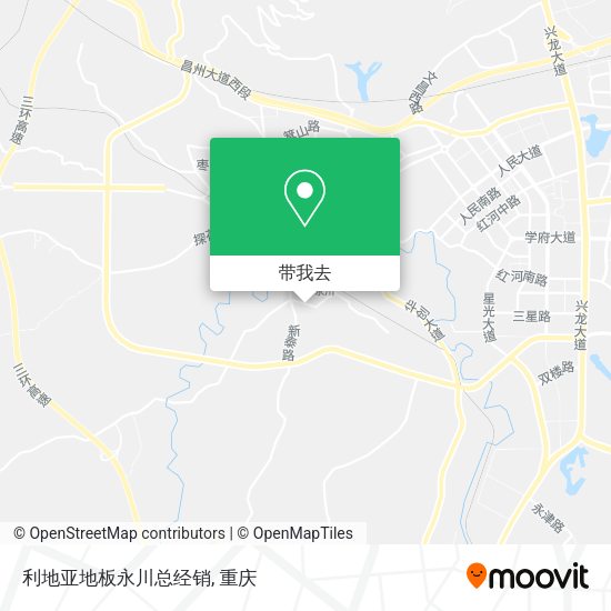 利地亚地板永川总经销地图