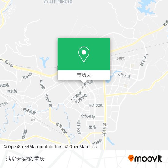 满庭芳宾馆地图
