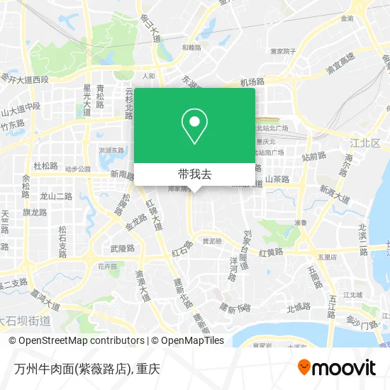 万州牛肉面(紫薇路店)地图