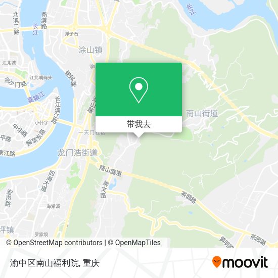 渝中区南山福利院地图